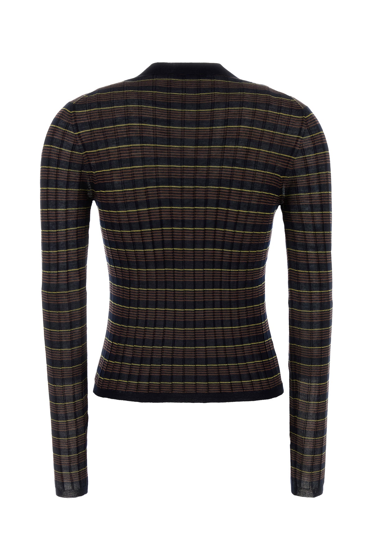 Prada Cardigan in maglia ricamata, view 2