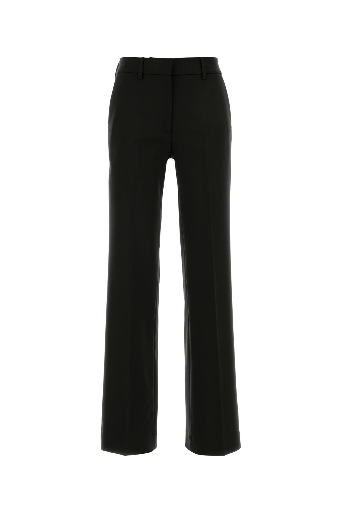 PT Torino Pantalone Jodie in lana stretch nera