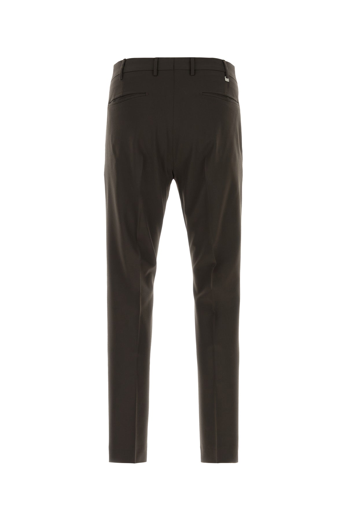PT Torino Pantalone in lana stretch testa di moro, view 2