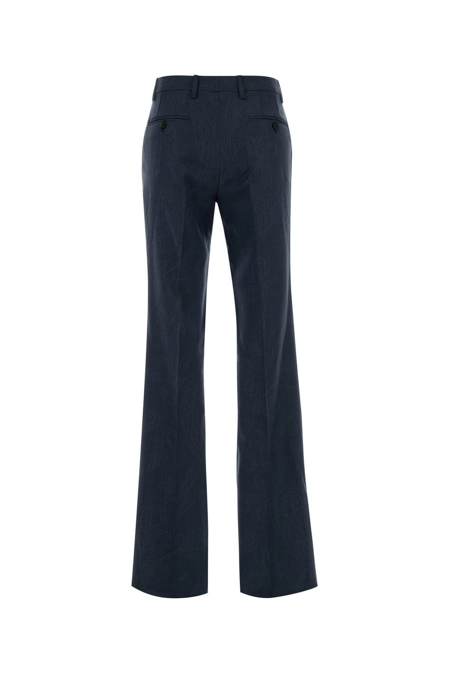 Etro Pantalone in lana blu, view 2