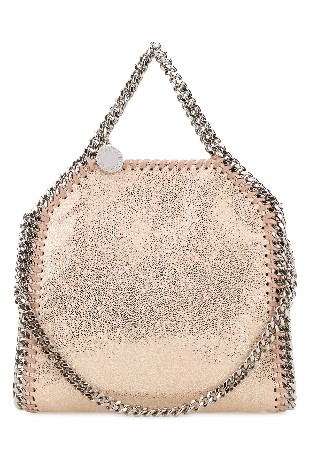 Stella McCartney Borsa a mano Falabella micro in shaggy deer rosa pastello