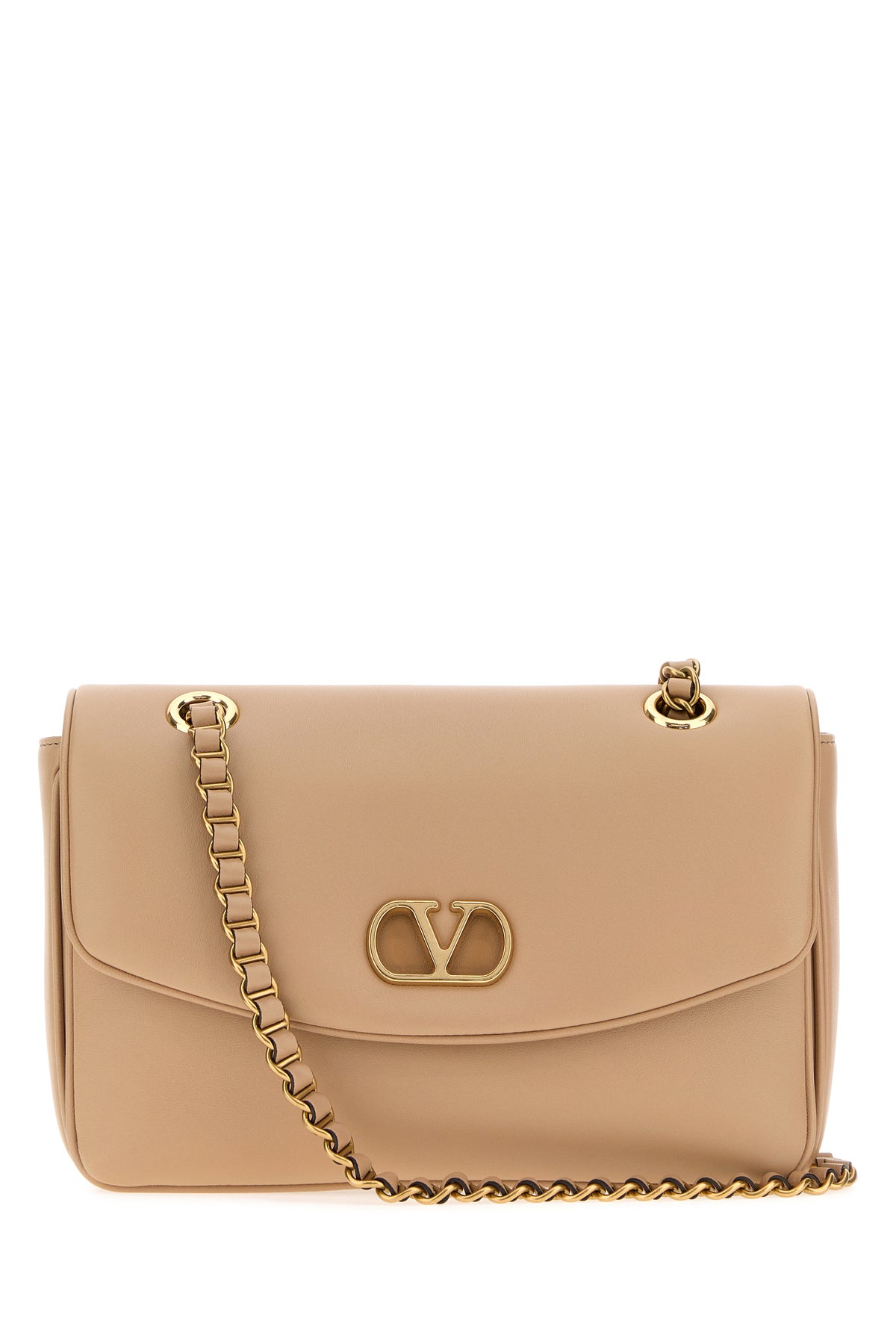 Valentino Garavani Borsa a spalla Djuna in pelle rosa carne
