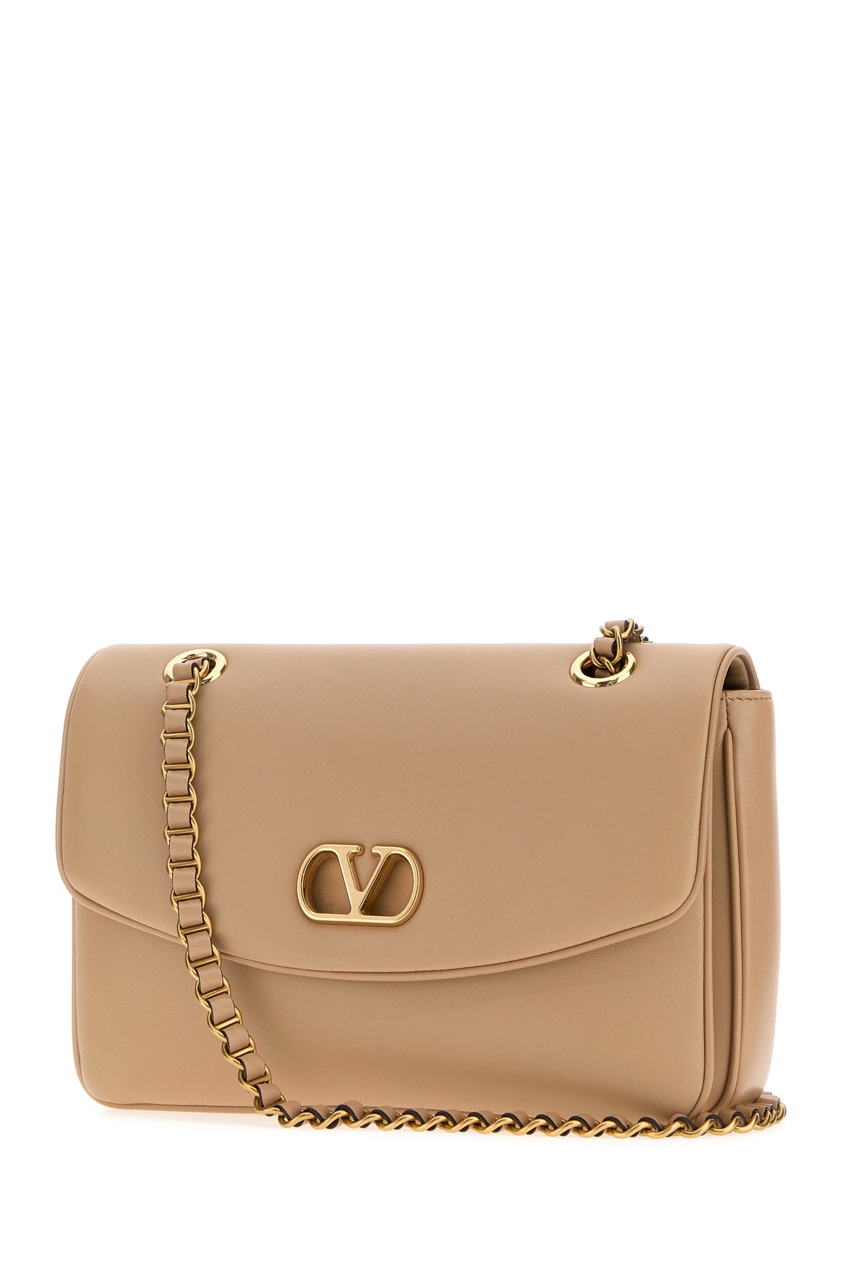 Valentino Garavani Borsa a spalla Djuna in pelle rosa carne, view 2