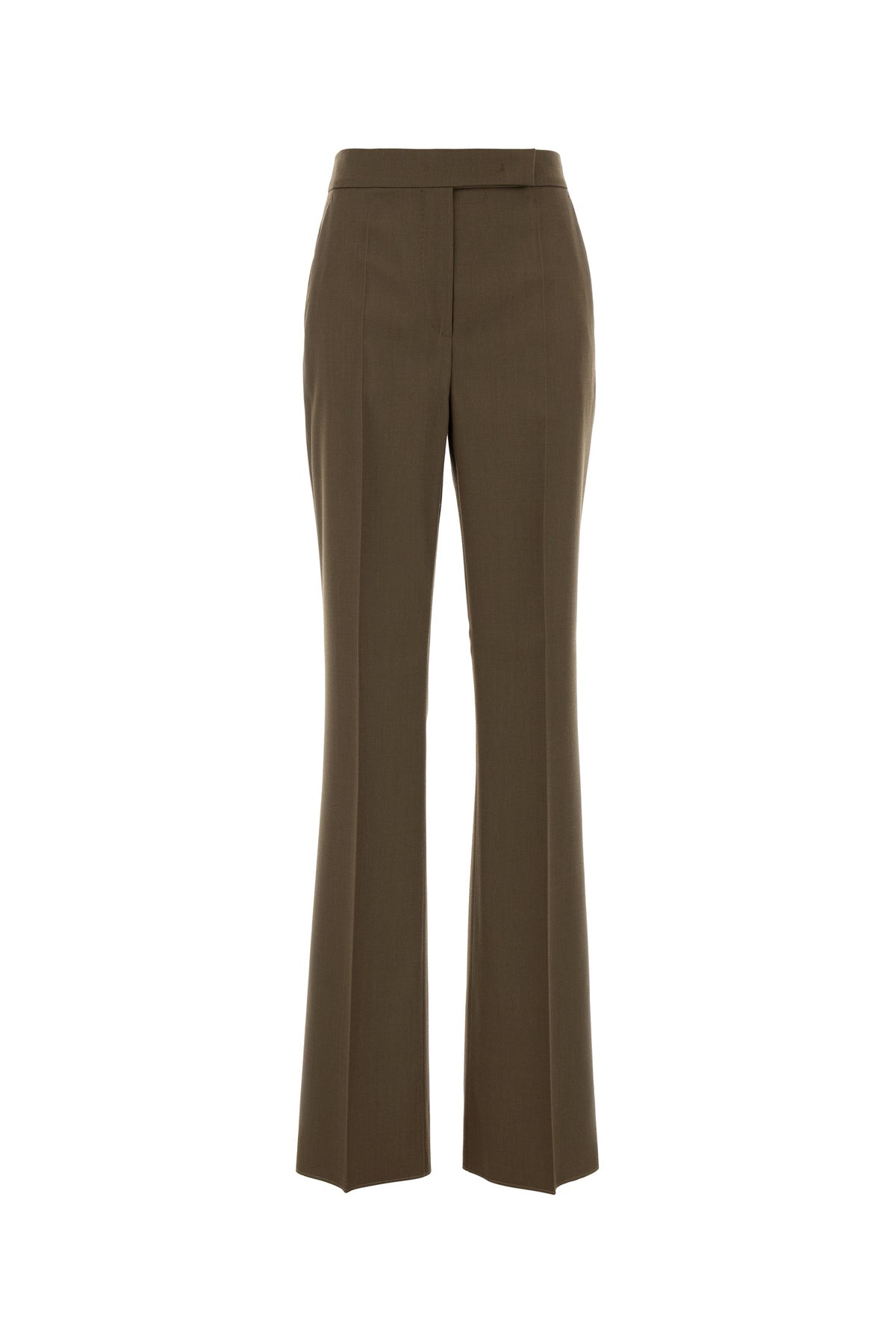 Max Mara Pantalone Calte in lana kaki