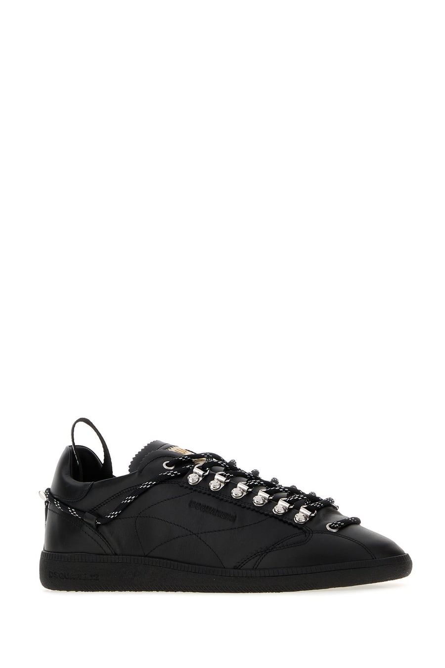Dsquared2 Sneakers Dsquared2 Rebels in nappa nera, view 2