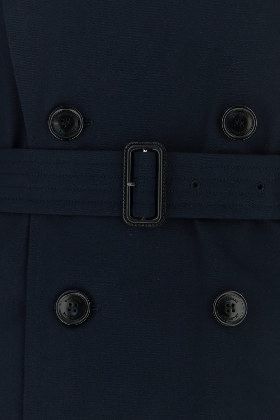 Burberry Trench Heritage Kensington in gabardine blu scuro, view 3