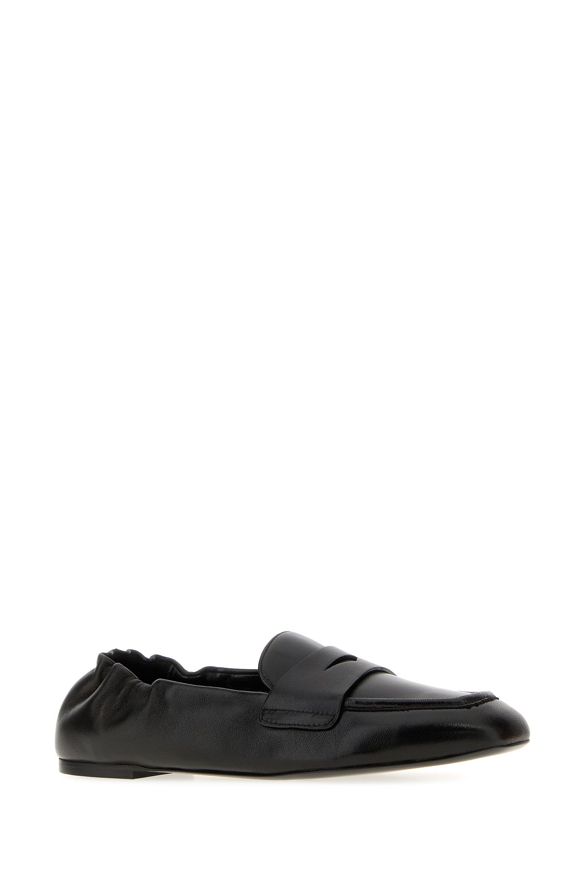 STUART WEITZMAN Mocassini Bryant in pelle nera, view 2