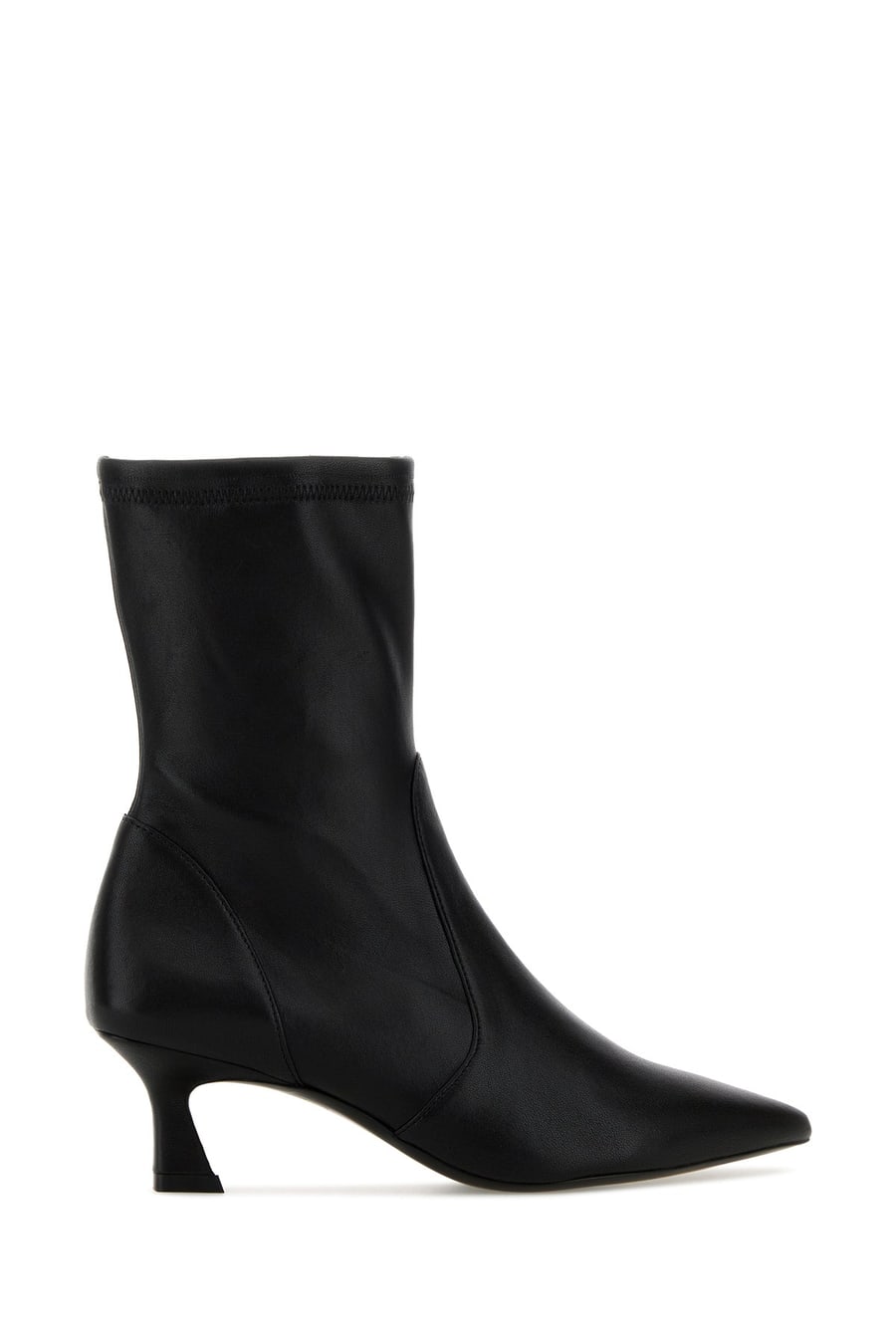 STUART WEITZMAN Stivaletti Vinnie in pelle nera, view 3