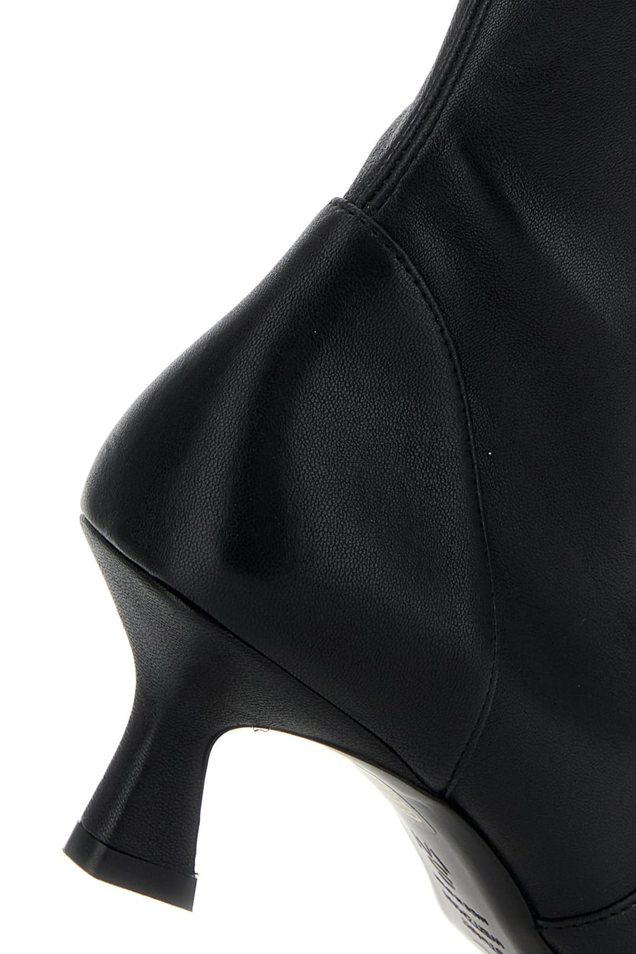 STUART WEITZMAN Stivaletti Vinnie in pelle nera, view 4