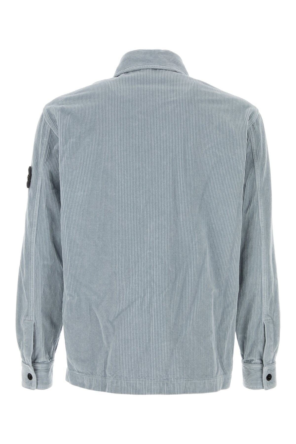 Stone Island Camicia in velluto a coste carta da zucchero, view 2
