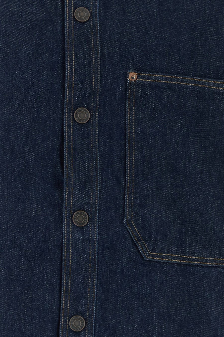 AGOLDE Camicia Corwin in denim blu, view 3
