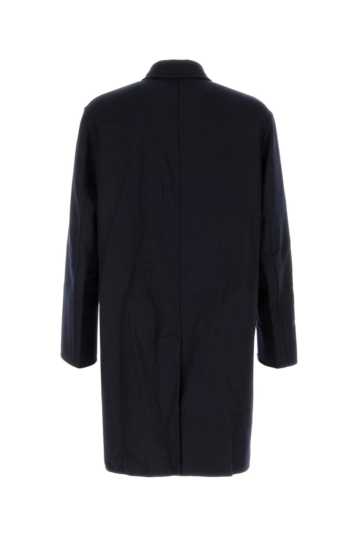 Etro Cappotto reversibile in misto lana blu navy, view 2