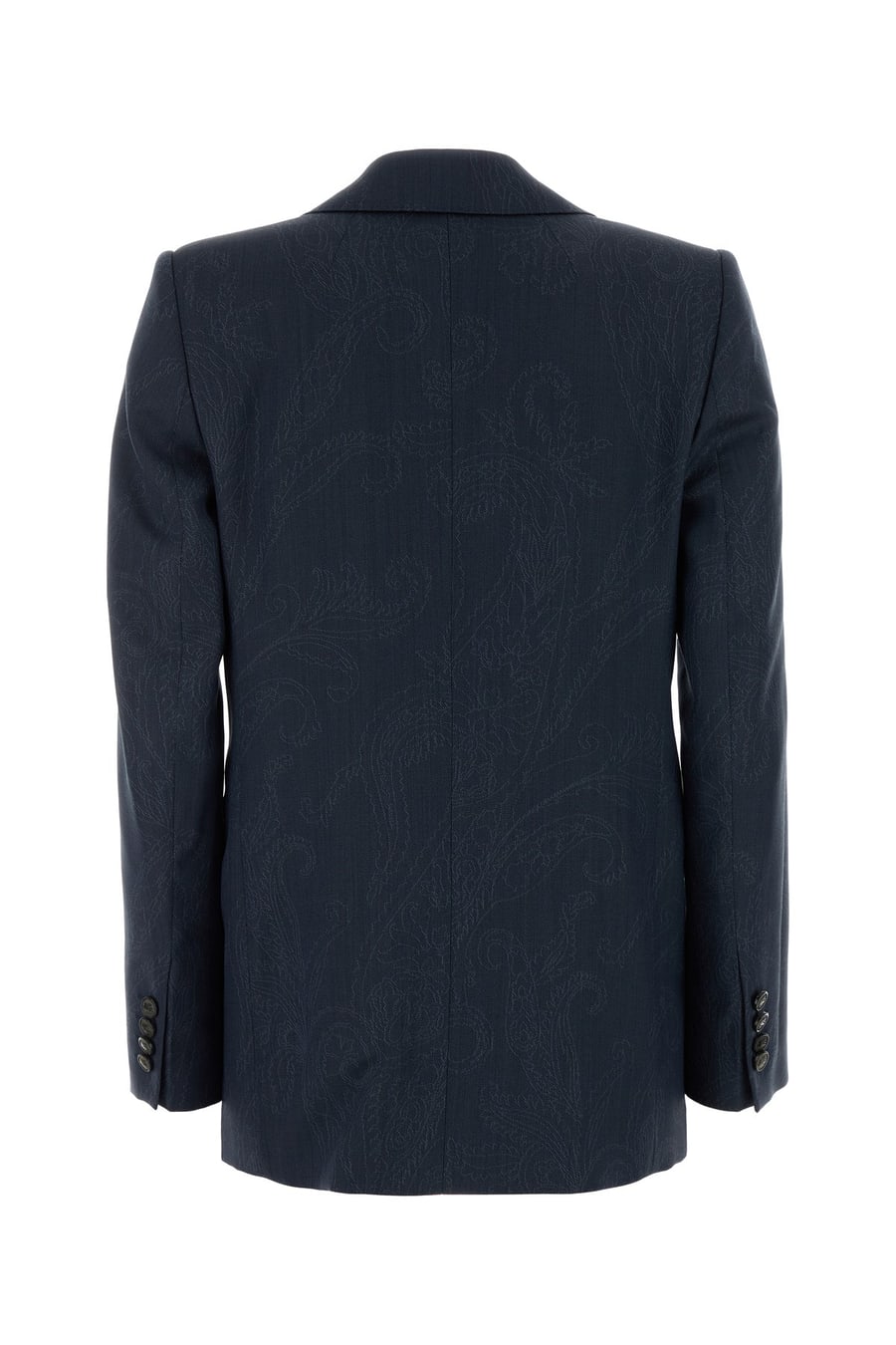 Etro Giacca in lana blu, view 2