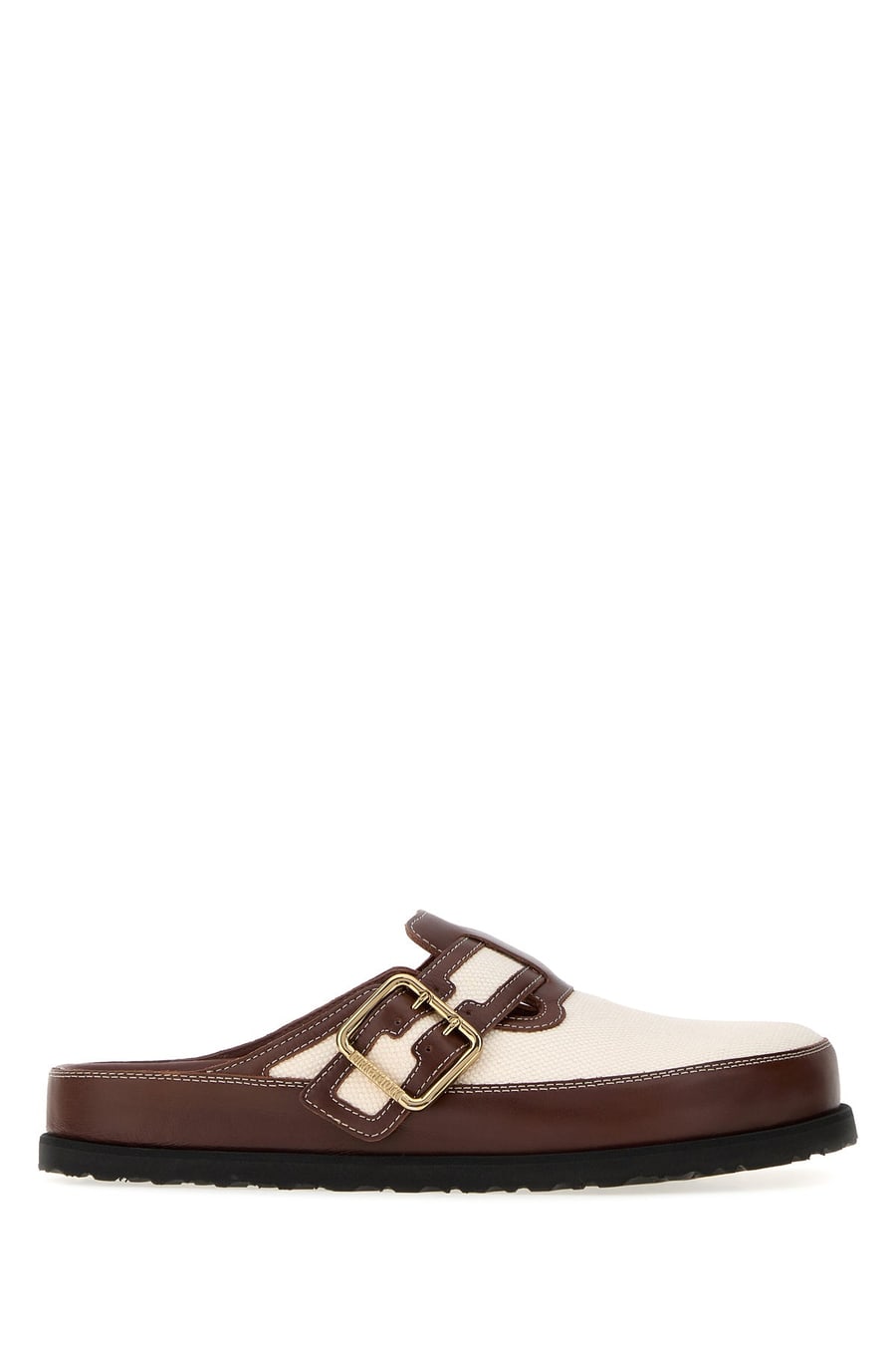 BIRKENSTOCK 1774 Slippers Boston bicolor in pelle e tela