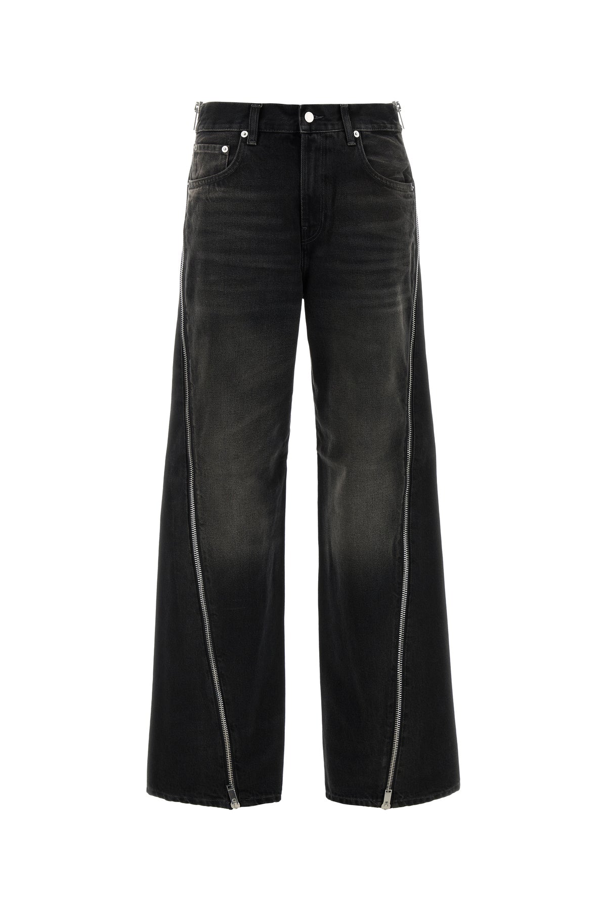HAIKURE Jeans dalla gamba ampia Bonnie in denim nero