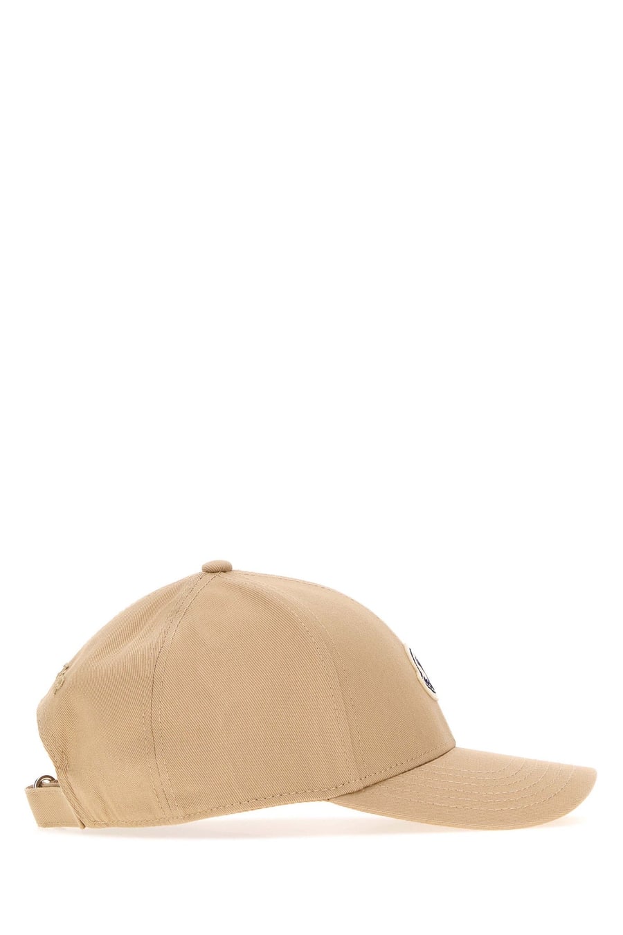 Moncler Cappello da baseball in cotone beige, view 2