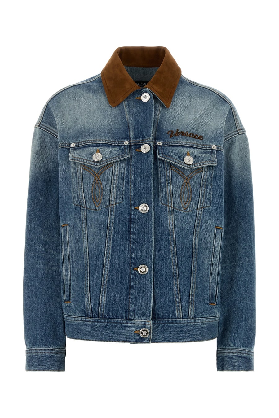 Versace Giubbino in denim