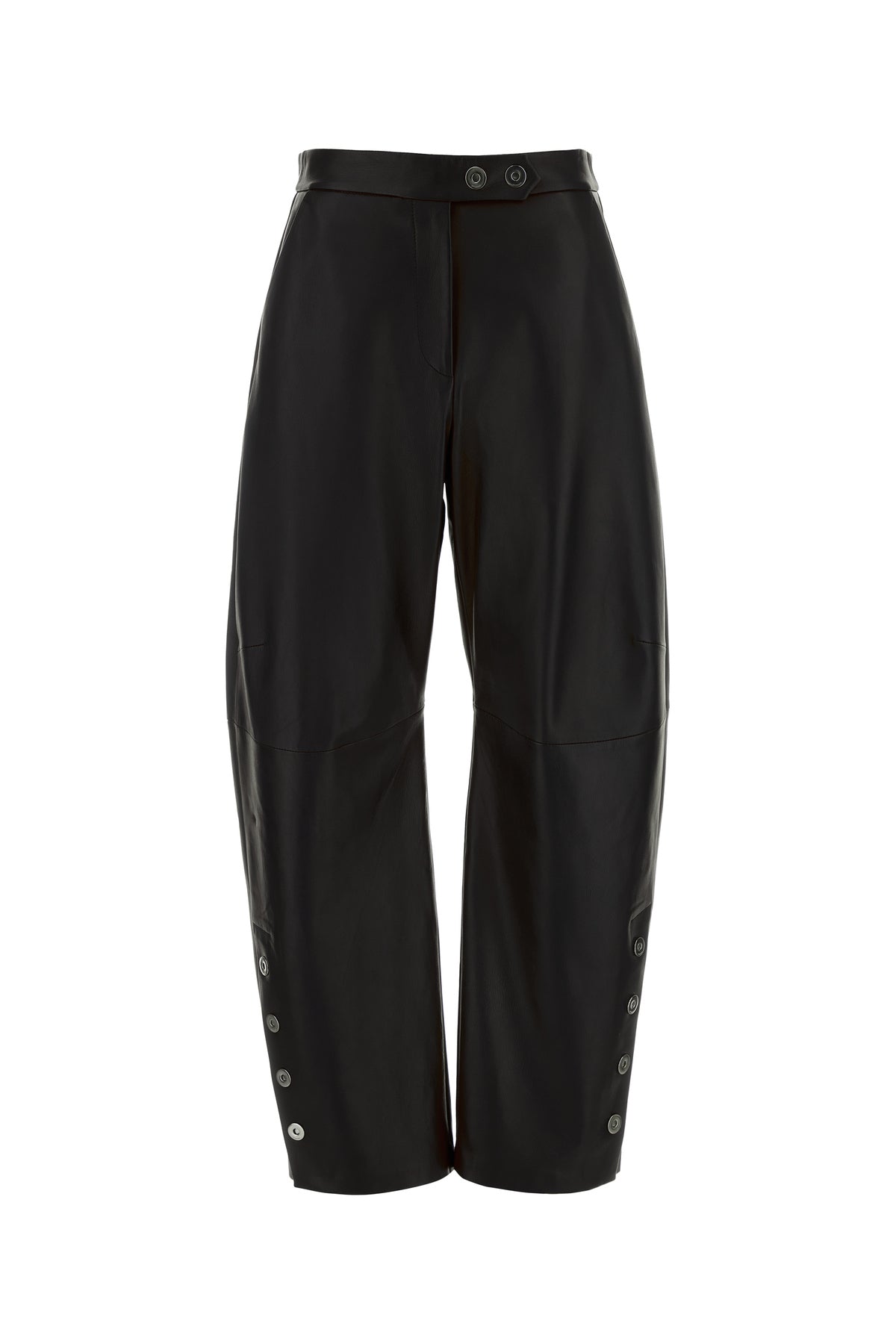 Sportmax Pantalone Cinepresa in pelle nera