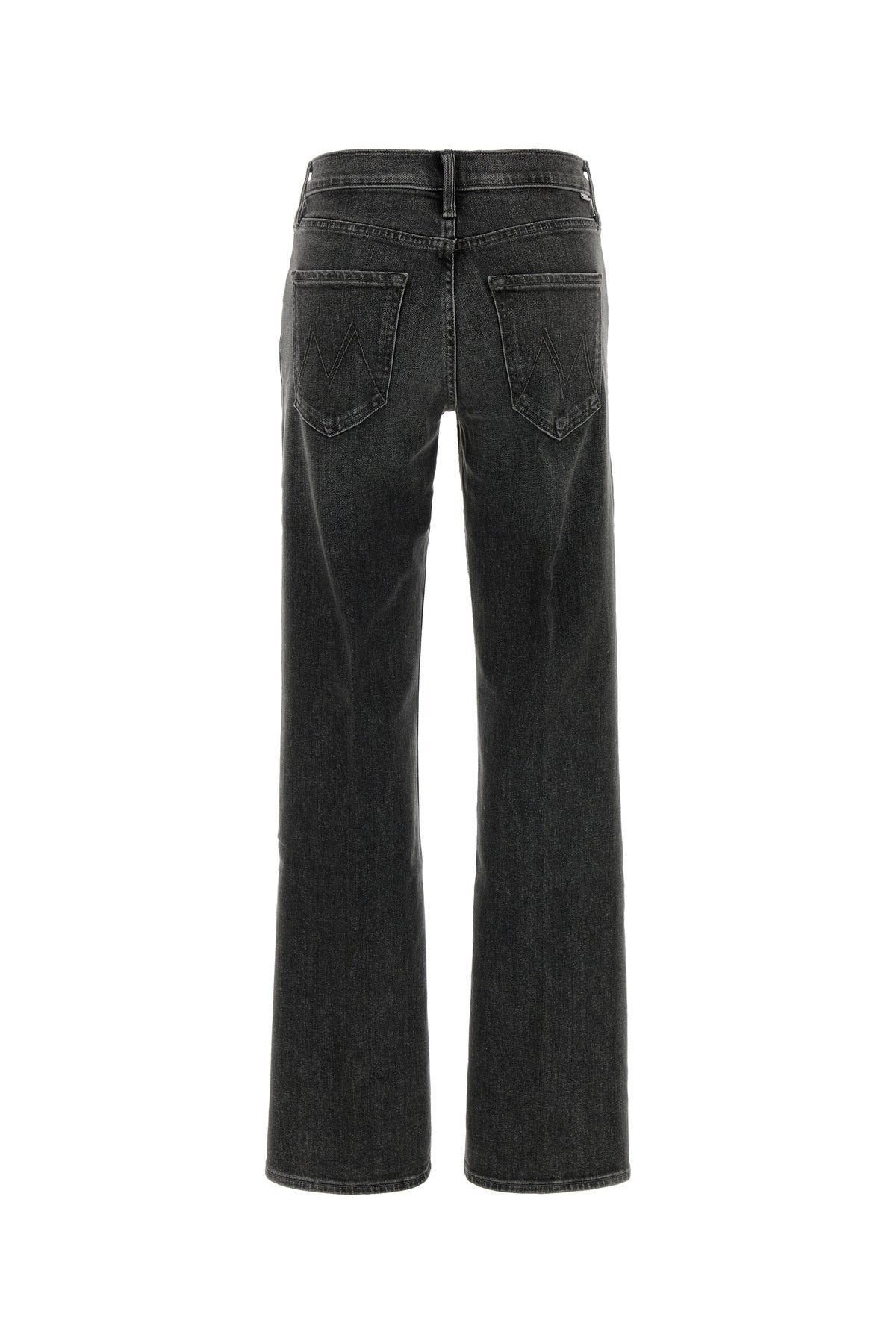 MOTHER Jeans The Brookie in denim stretch nero, view 2