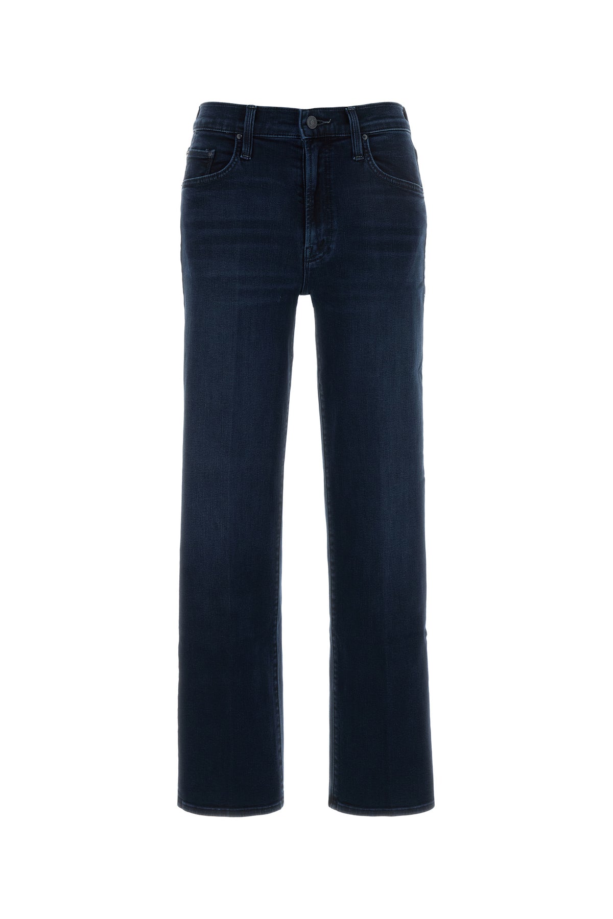 MOTHER Jeans The Mid Rise Rumbler in denim stretch blu