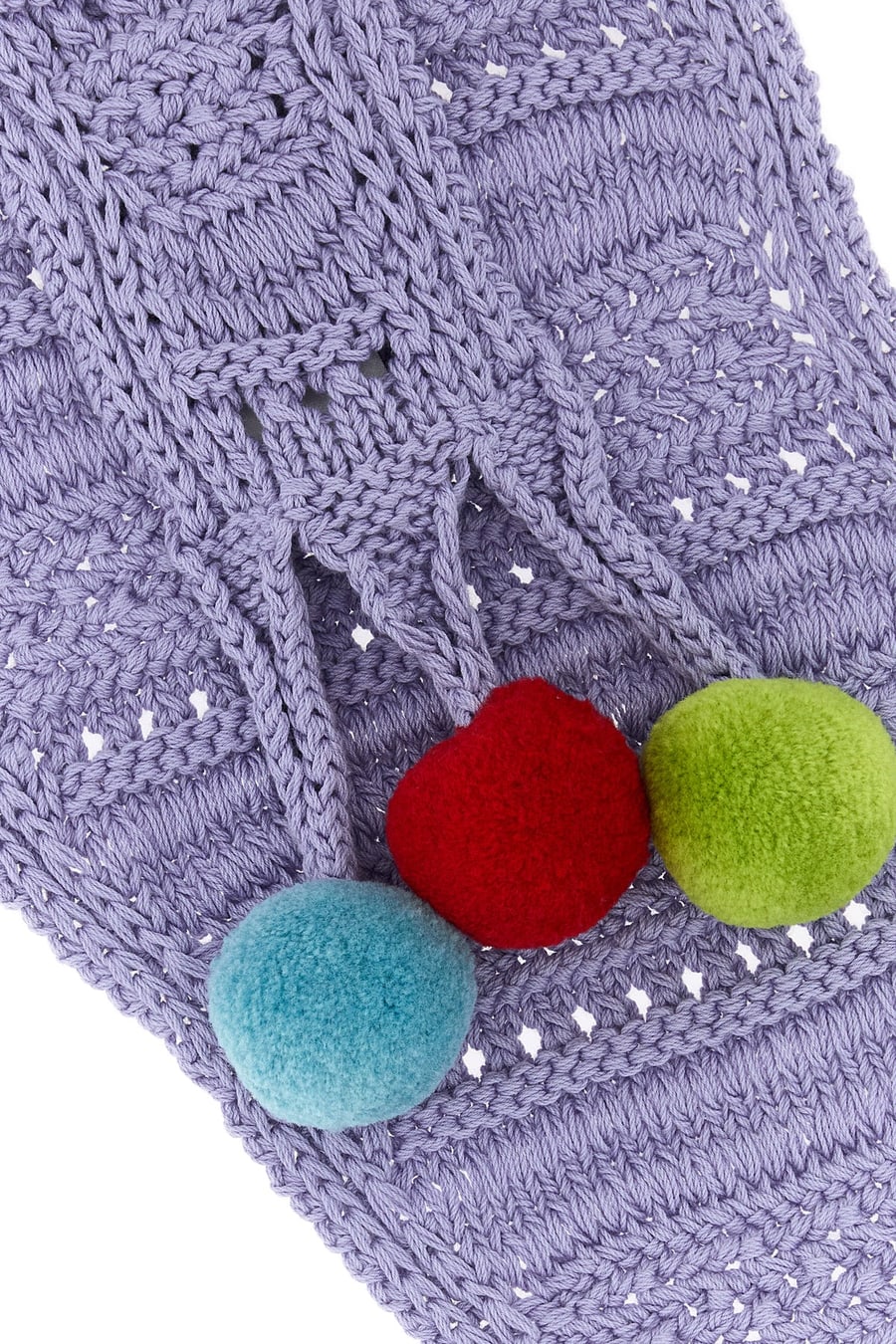 JW Anderson Sciarpa in cotone lilla, view 2