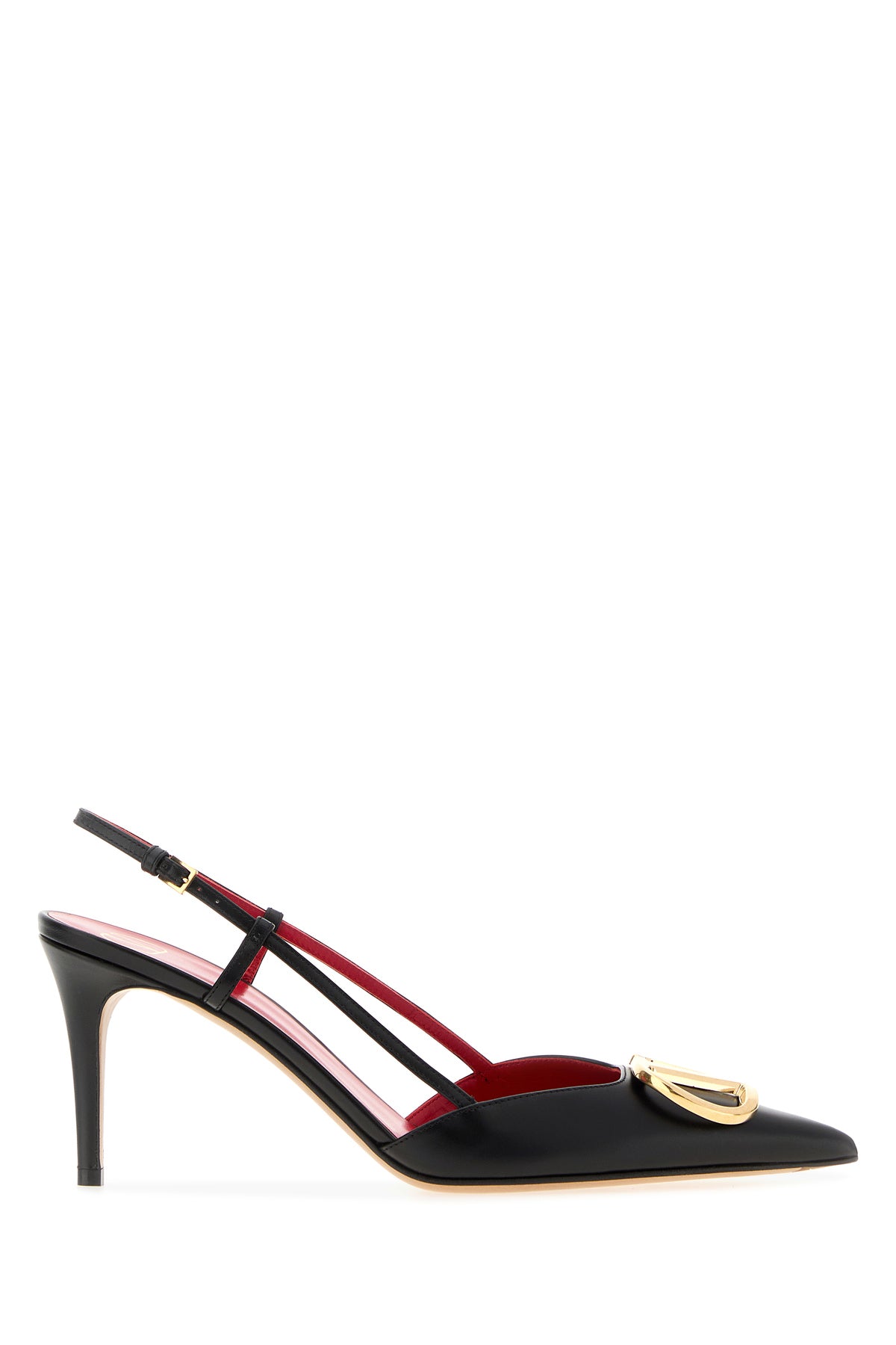Valentino Garavani Scarpe con tacco VLogo Signature in pelle nera