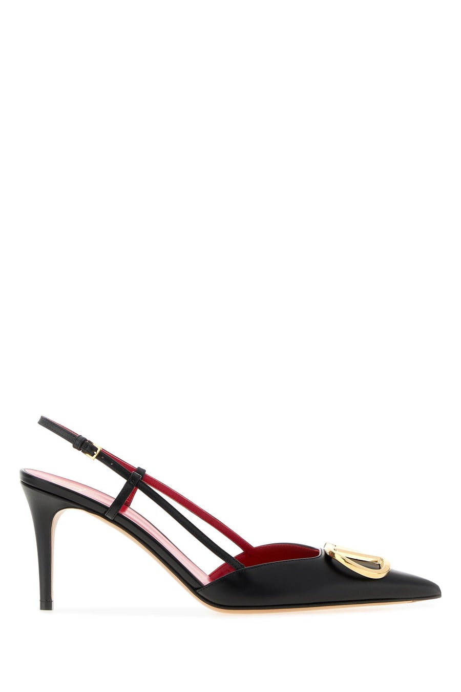 Valentino Garavani Scarpe con tacco VLogo Signature in pelle nera