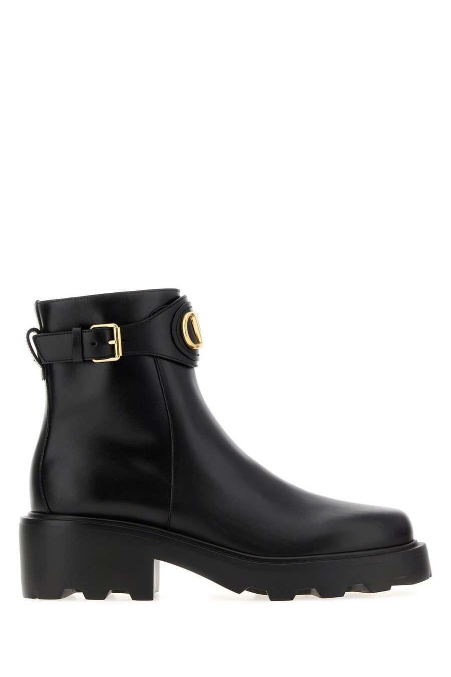 Valentino Garavani Stivaletti VLogo Signature in pelle nera