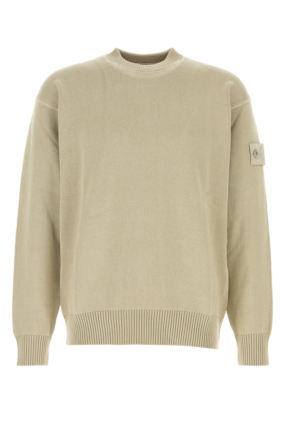 Stone Island Maglione in misto cotone beige
