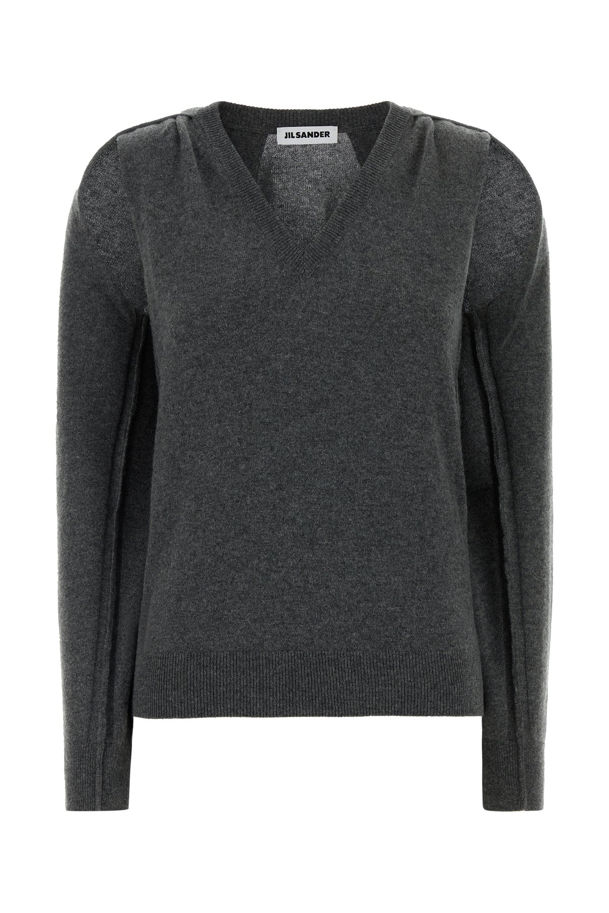 Jil Sander Maglione in cashmere grigio scuro