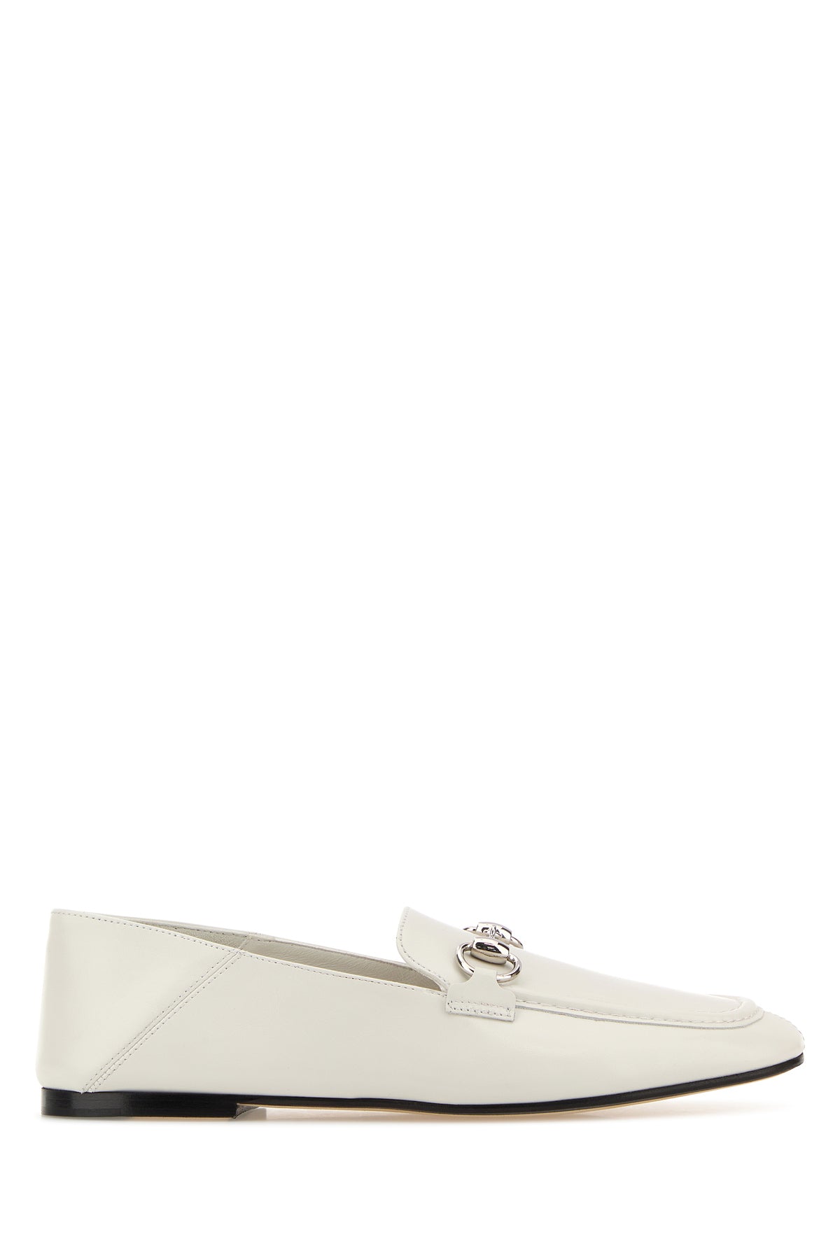 Gucci Mocassino Jordaan Soft in pelle bianca