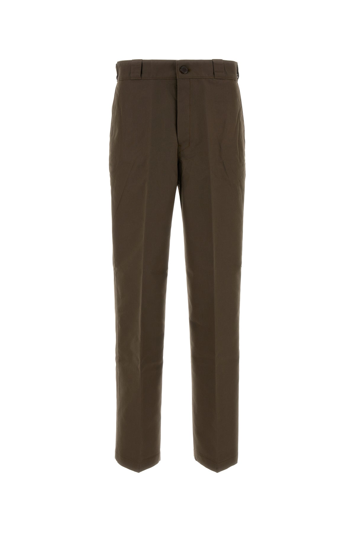 Prada Pantalone in tela marrone