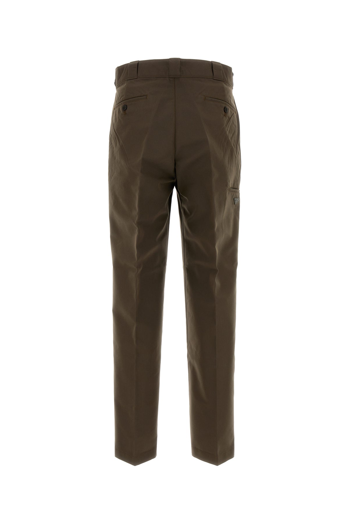 Prada Pantalone in tela marrone, view 2