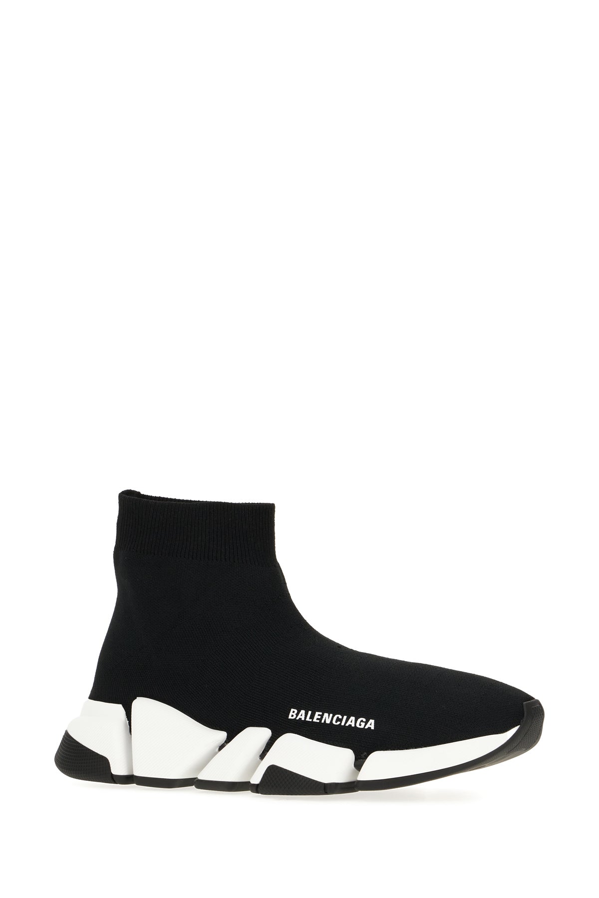 Balenciaga Sneakers Speed 2.0 in tessuto stretch nero, view 2