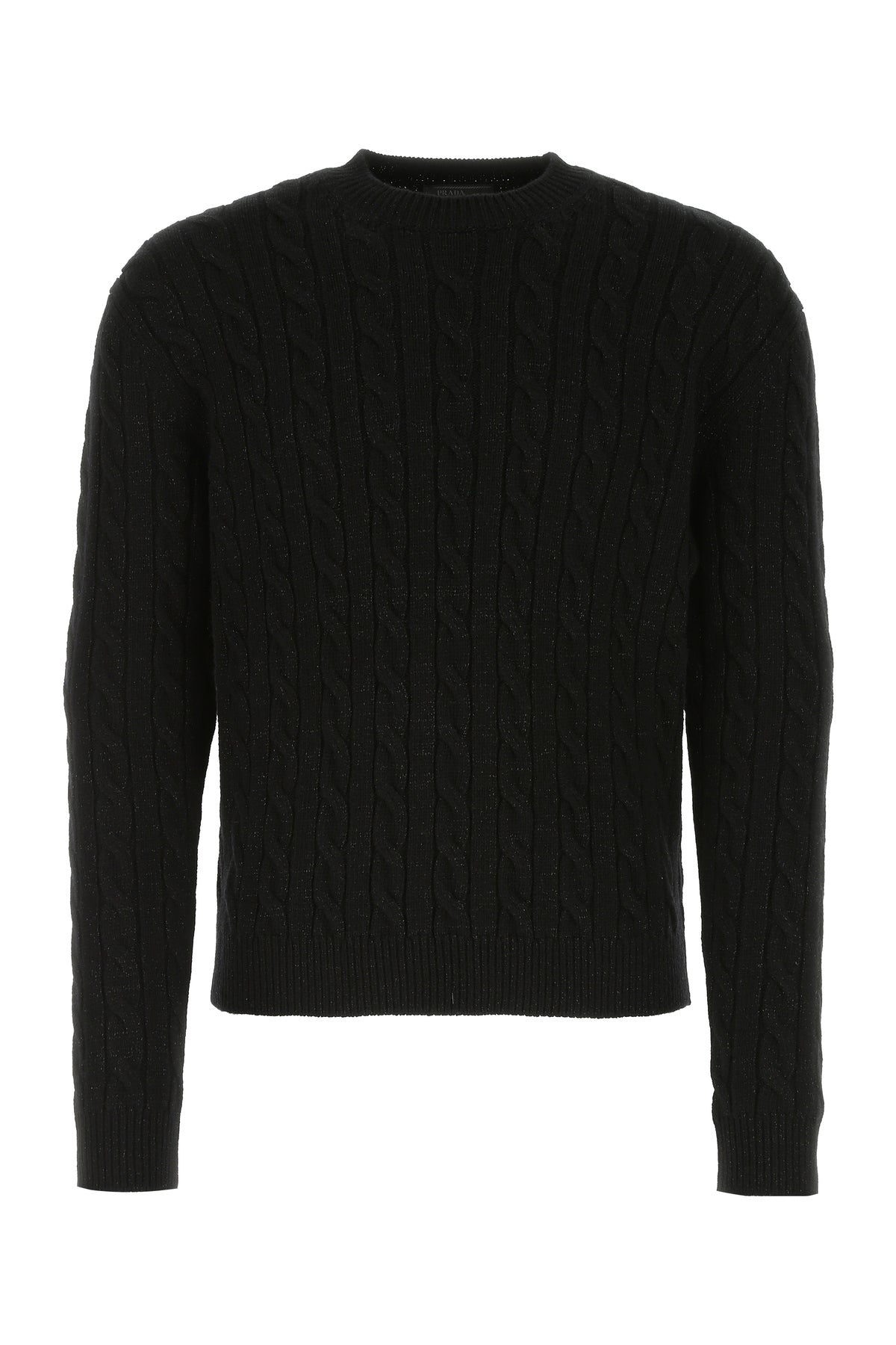 Prada Maglione in misto lana nera