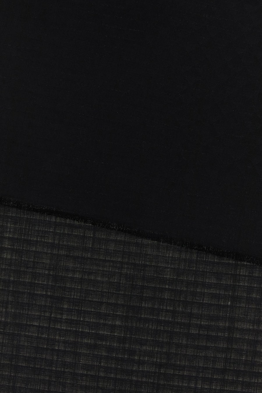 Prada Sciarpa in jacquard nero, view 2