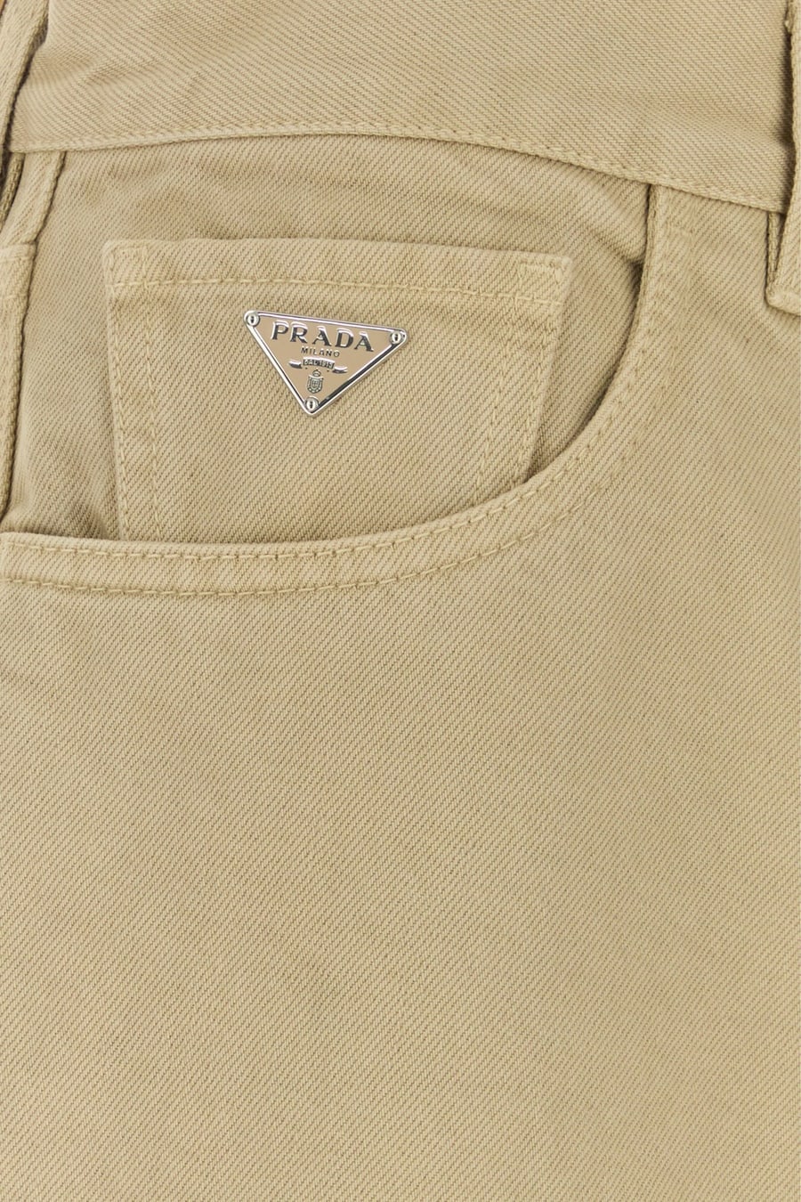 Prada Pandalone in cotone beige, view 5