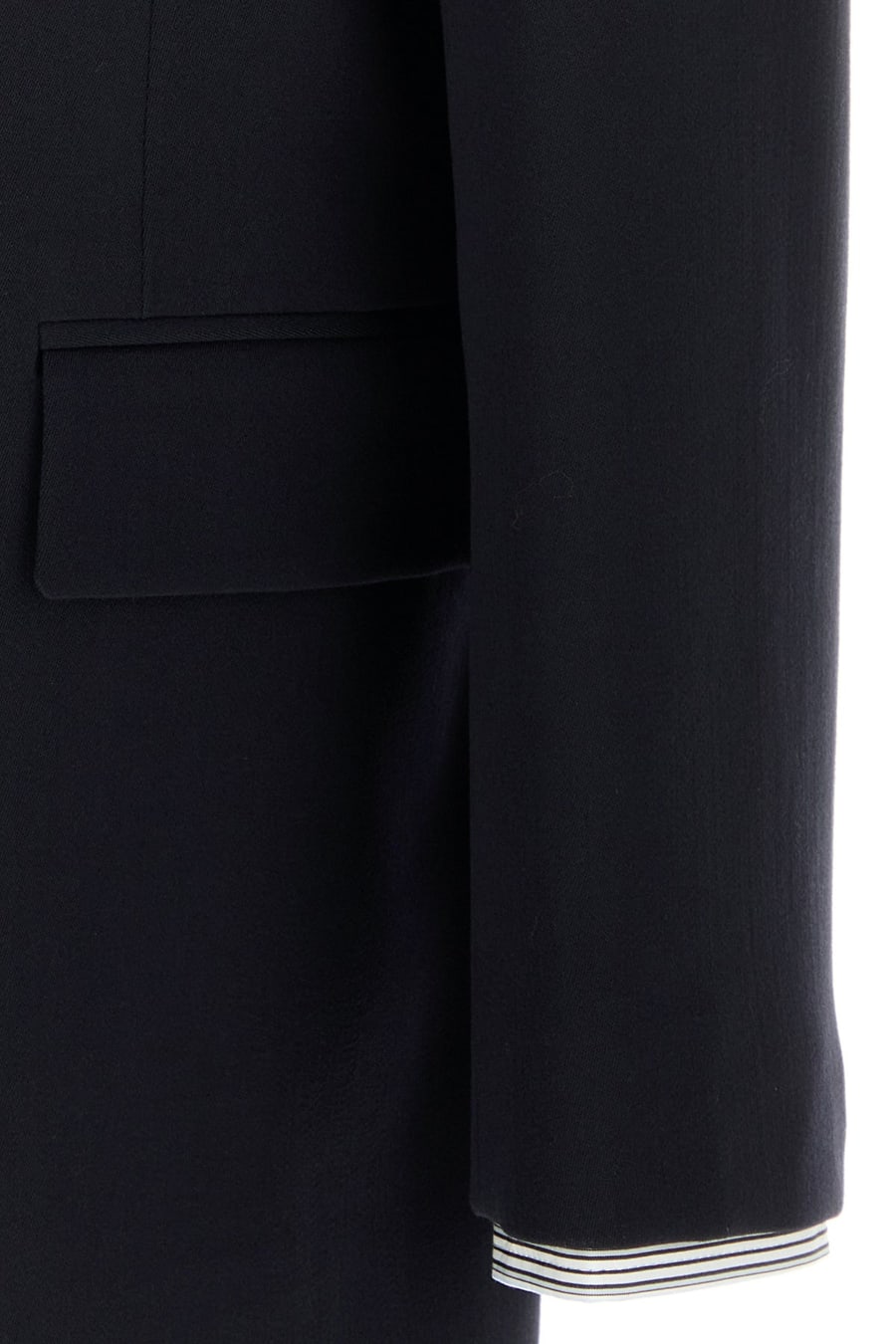 Loewe Giacca in misto lana blu navy, view 5
