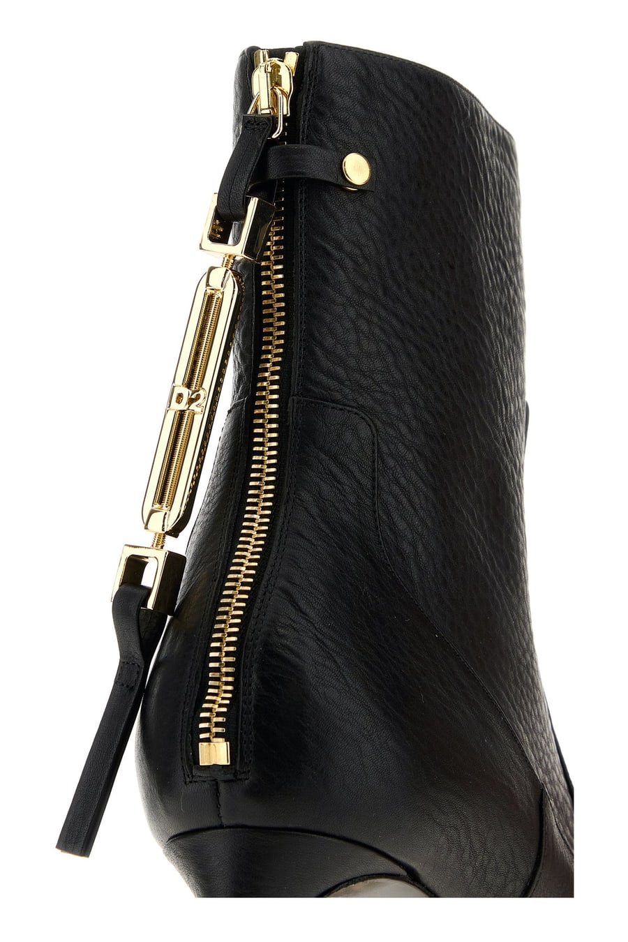 Dsquared2 Stivaletti in pelle nera, view 4