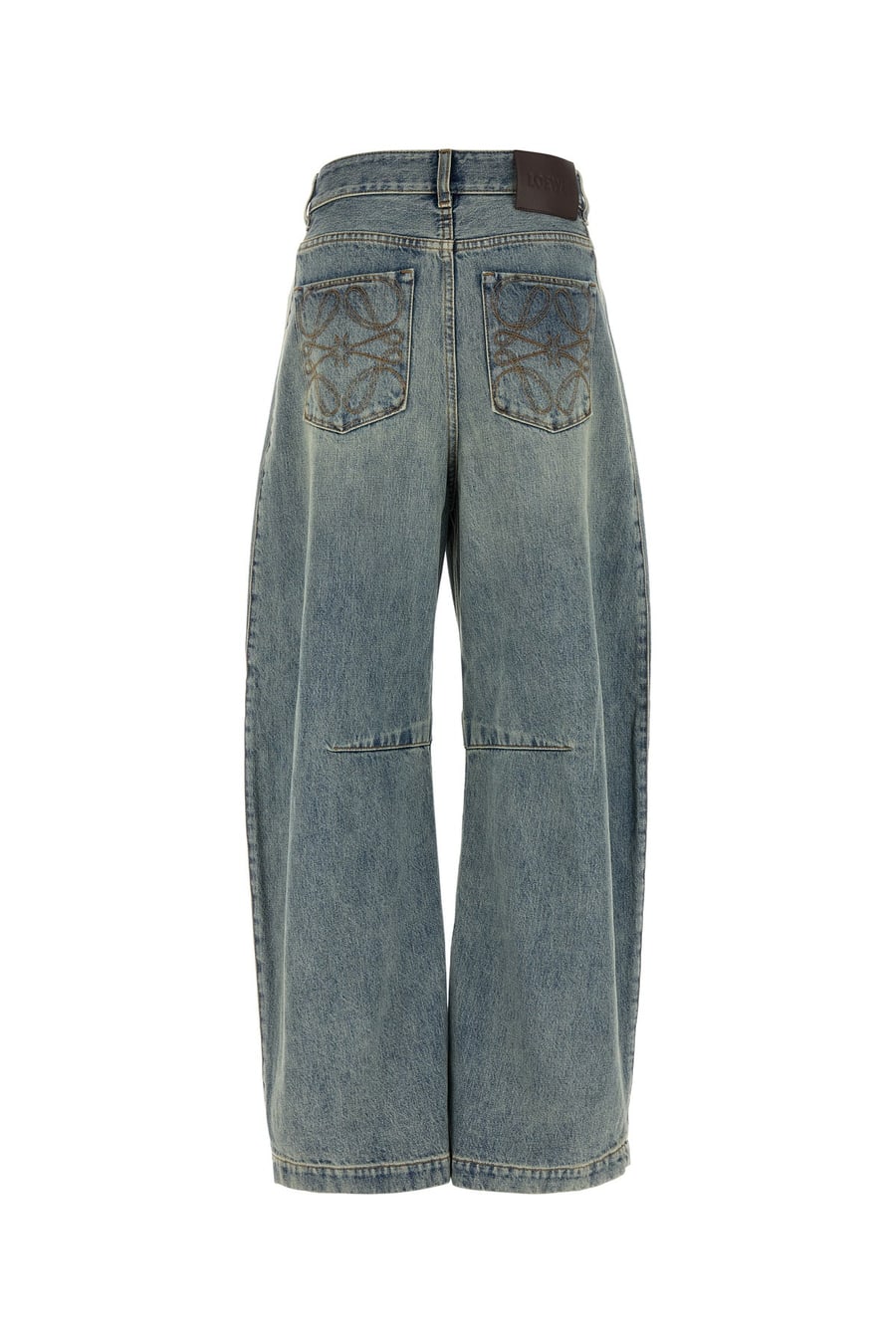 Loewe Jeans dalla gamba ampia in denim, view 2