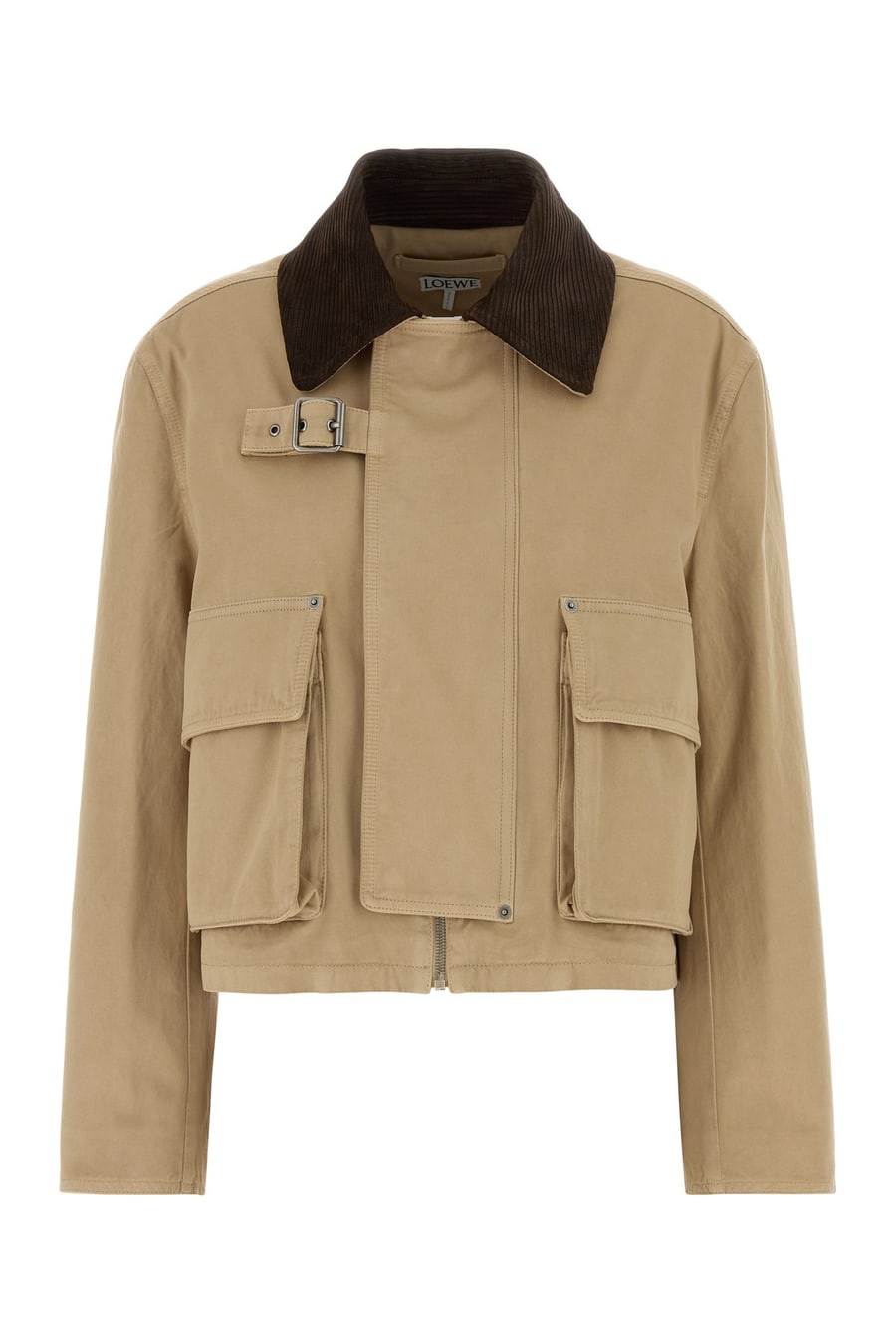 Loewe Parka in cotone beige