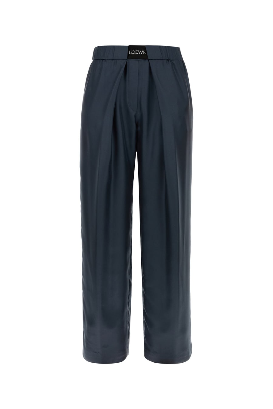 Loewe Pantalone in seta grafite