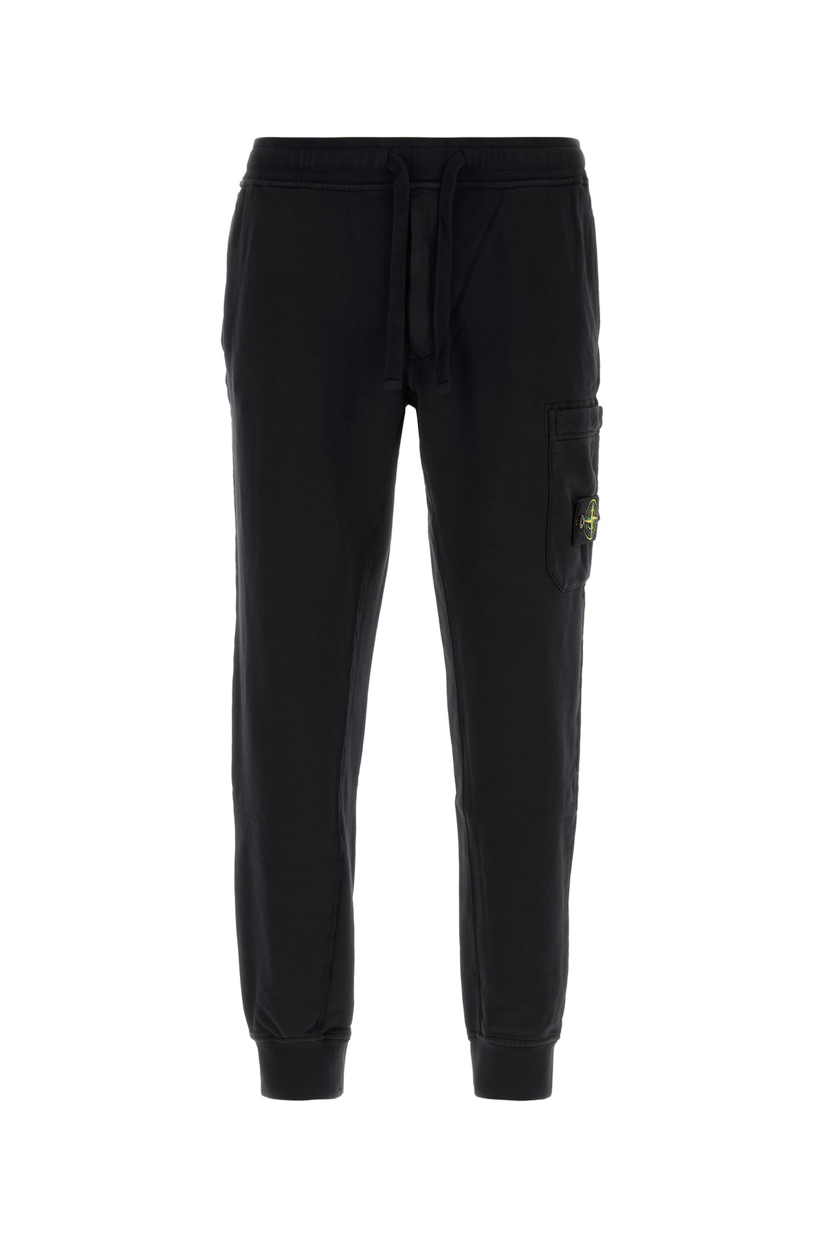 Stone Island Pantalone jogging in cotone nero