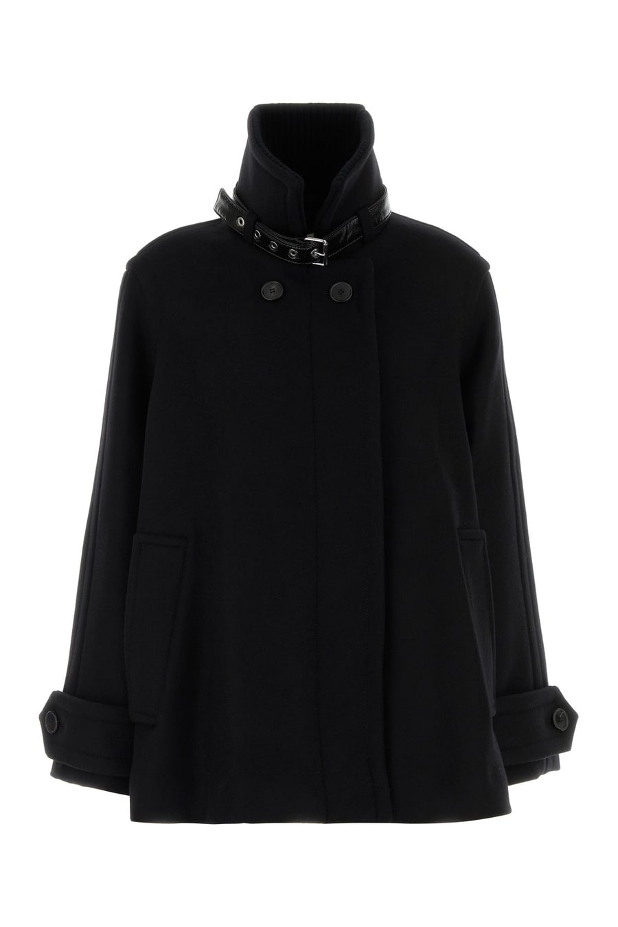LANVIN Cappotto in lana nera