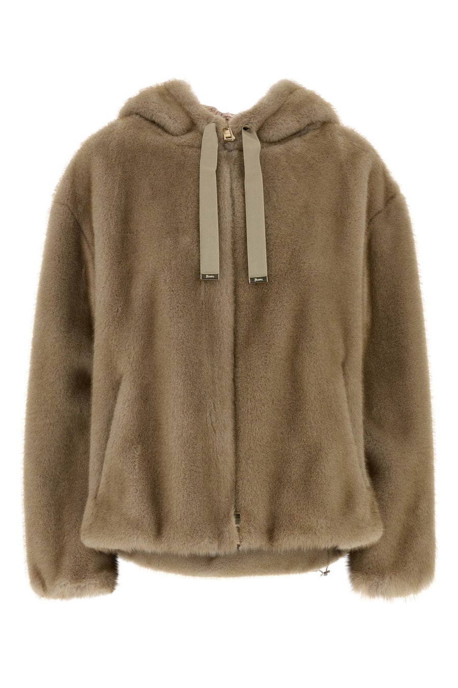 Herno Eco pelliccia beige