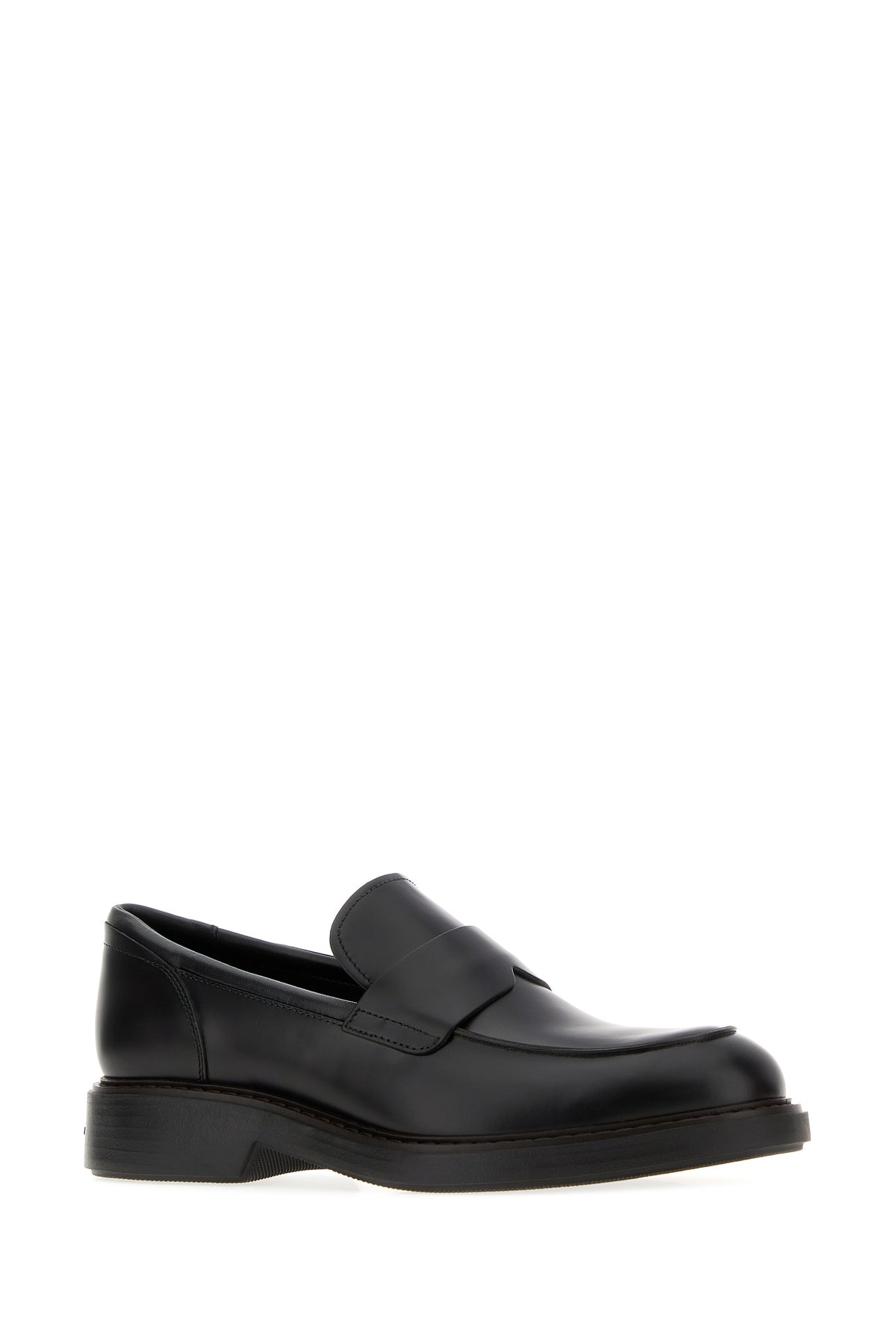 Hogan Mocassini H704 in pelle nera, view 2