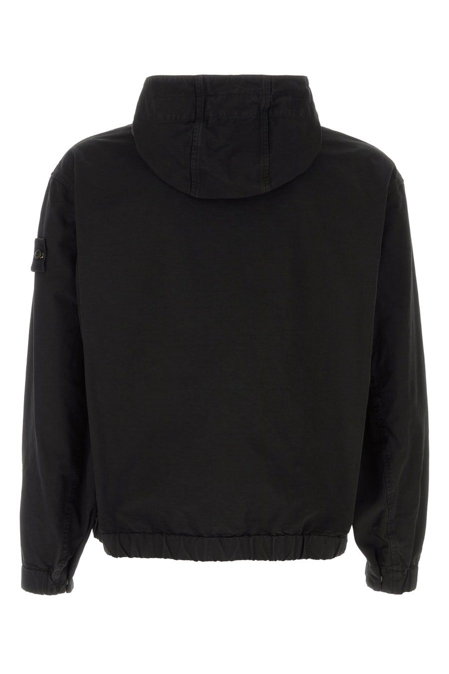 Stone Island Bomber in cotone nero, view 2