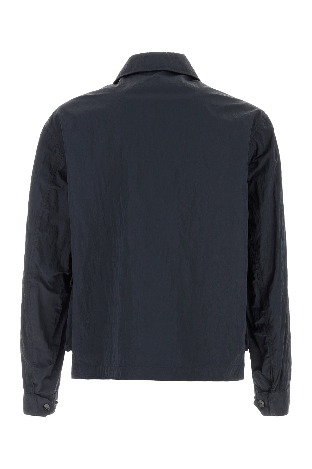 Stone Island Giacca a vento in nylon blu scuro, view 2