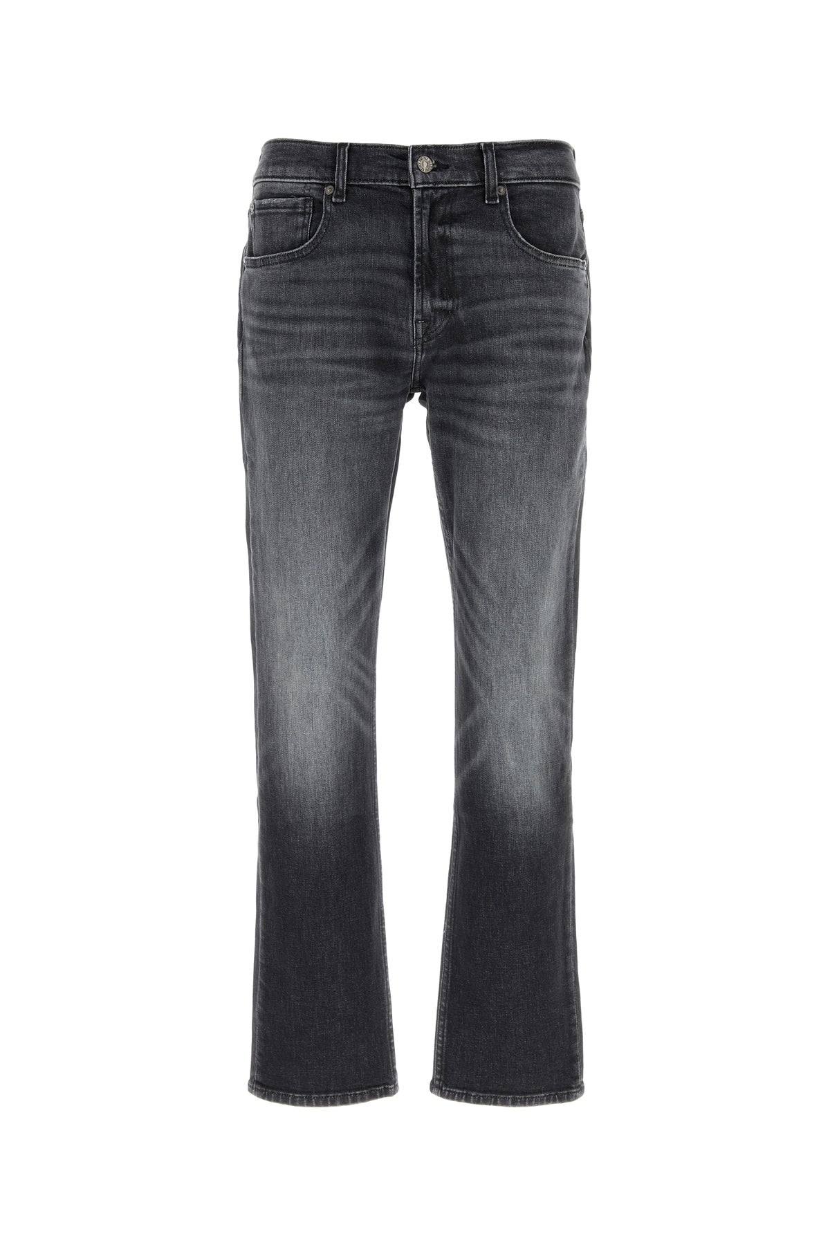 SEVEN FOR ALL MANKIND Jeans in denim stretch nero