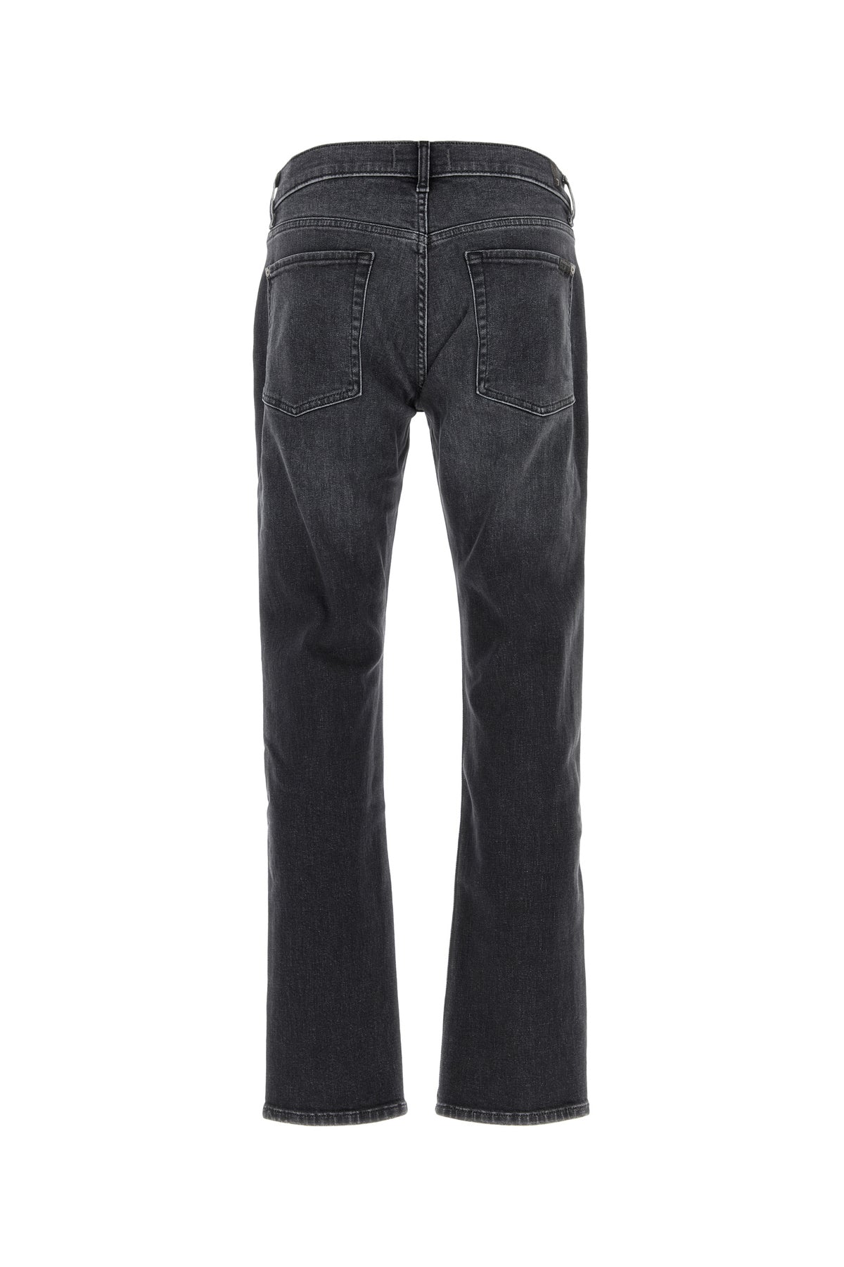 SEVEN FOR ALL MANKIND Jeans in denim stretch nero, view 2